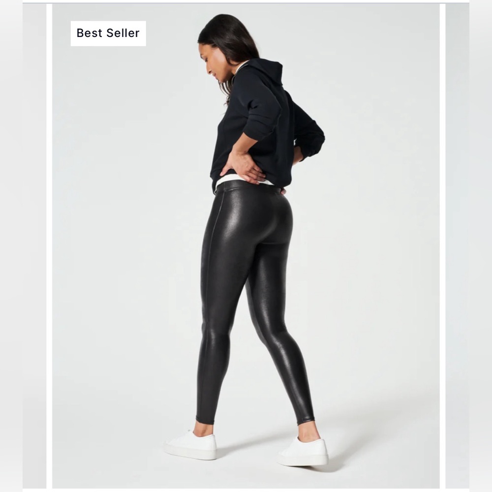 Spanx XL Faux Leather Leggings ❤️